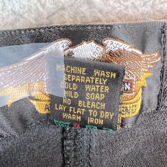 HARLEY DAVIDSON WOMENS BLACK JEANS SIZE 10 - Picture 5 of 9